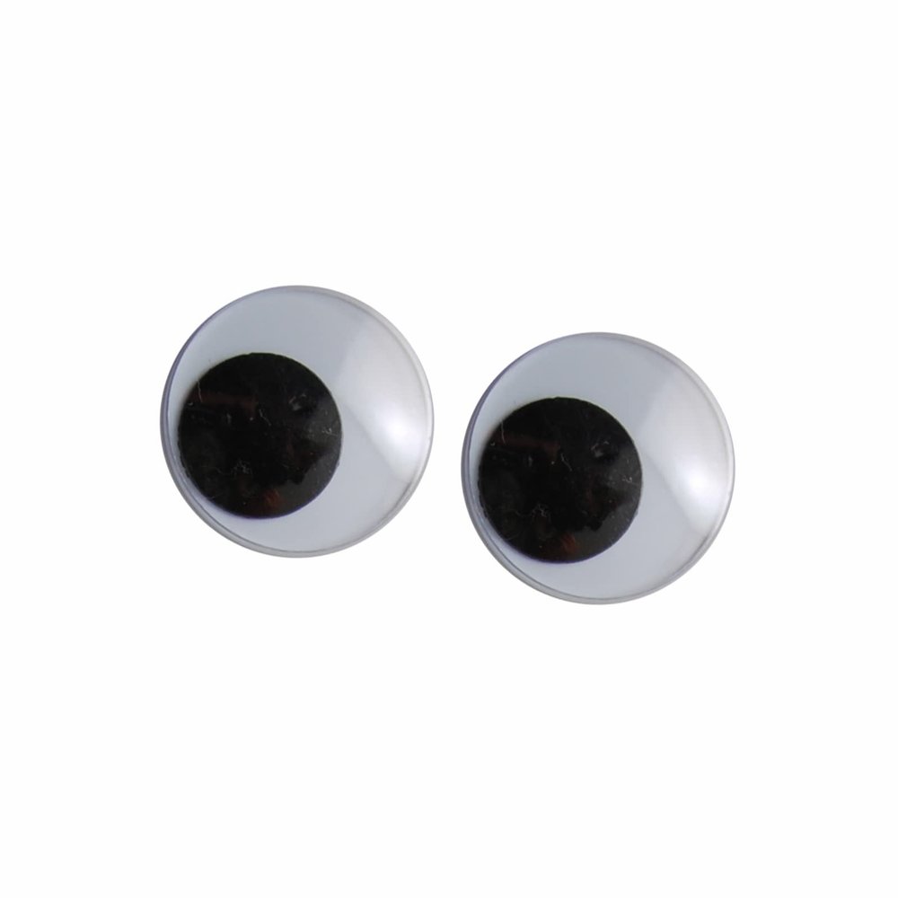 Vaessen Creative 2707-004 Self-Adhesive Wiggle Googly Eyes, us:one Size, Black/White 1000 Piece