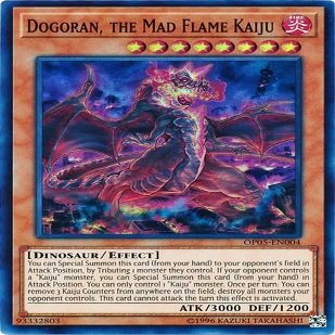 Dogoran, The Mad Flame Kaiju - OP05-EN004 - Super Rare - Unlimited Edition - OTS Tournament Pack 5
