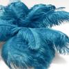 XZEN 9.9"-11.8" Ostrich Feather Plume Decoration DIY Craft Pack of 100PCS (Turquoise) view 2