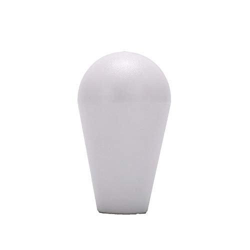 Arcade Joystick Replacement Top White Flight Stick Style, for JS19 and JS12 Joysticks