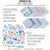 Die Cuts & Paper Set - Oceans of Fun - by Miss Kate Cuttables - 16 Single - Sided 12"x12" Premium Specialty Paper Sheets & Over 60 Coordinating Die Cuts view 2