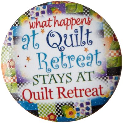 Jody Houghton Designs What Happens at Quilt Retreat 12pk Button, Varies