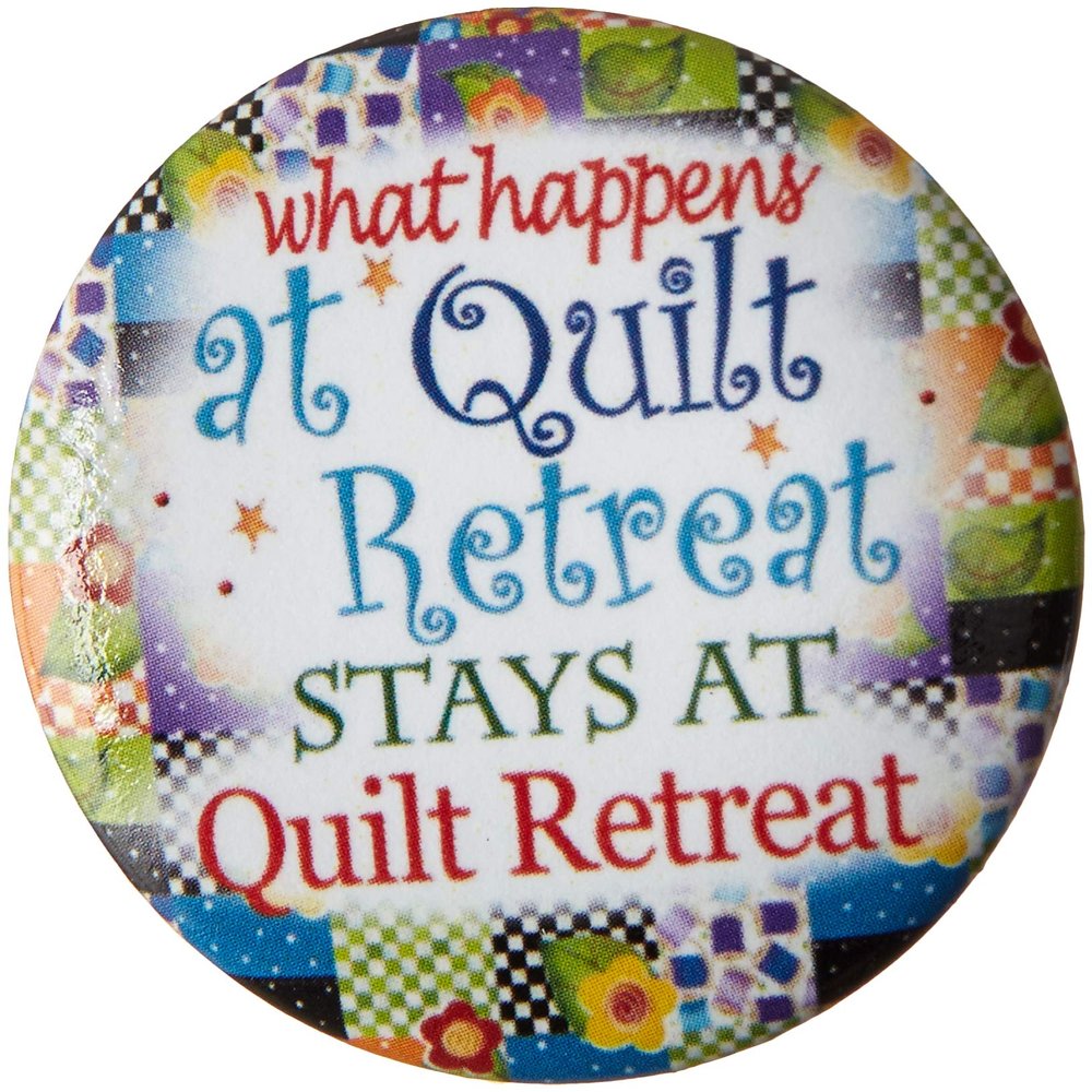 Jody Houghton Designs What Happens at Quilt Retreat 12pk Button, Varies