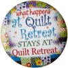 Jody Houghton Designs What Happens at Quilt Retreat 12pk Button, Varies view 1