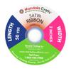 Mandala Crafts Pink Satin Ribbon for Crafts - 50 Yards 2 Inch Wide Fabric Ribbons for Gift Wrapping, Flower Bouquets, and Wedding Party Dcor view 4