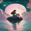Mermaid in Moonlight Diamond Painting Kits - Summer Night Chic Full Round Fine Rhinestone Gemstone Crystal Crafts, for Beginners, for Home Decor & Wall Decor Gifts (16 X 20 Inch) view 1