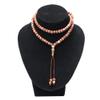 Caramel Brown Plastic Tasbih with Allah Muhammad Beads 7mm Muslim Dhikr Prayer Beads Sibha view 3