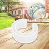 DIY Bracelet, Silicone Casting Resin Bangle Open Cuff Bracelet Jewelry Making Mold view 3