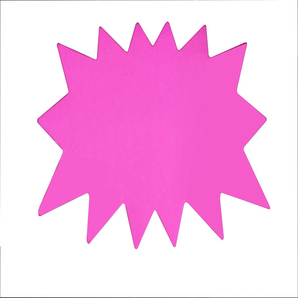 8.5" x 5.5" Die-Cut Star Cards