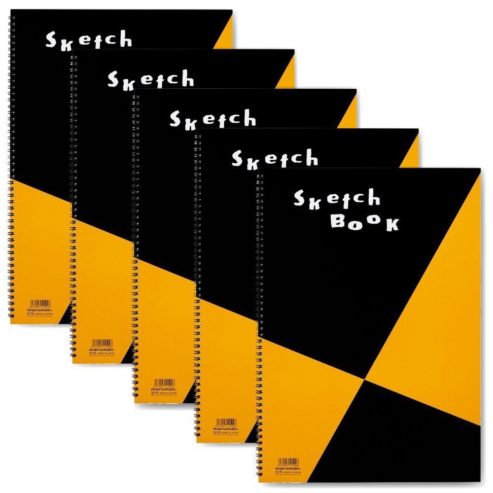 Maruman Sketchbook Coloring Books Pattern Series A3 5 Reams s115x5 Set