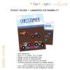 Monster Truck Pocket Folder Gift Name Back to School Supplies Teacher Office Birthday Girl Kids Custom Personalized Custom view 2