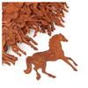 Pack of 25 Rusted Metal Horse Cutouts by Factory Direct Craft - Rusty Tin Western Rodeo Cowboy Cowgirl Galloping Horse Shapes for Crafts and DIY Projects view 3