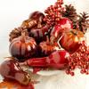 Factory Direct Craft Autumn Pinecones, Raffia, Berry Cluster, Pumpkin and Gourd Kit, for Home Decorating or Fall Weddings view 4