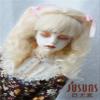 JD187 8-9inch 21-23cm Long Curly Princess Mohair BJD Wigs 1/3 SD Doll Accessories (Blond) view 2
