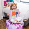 Plum Print Custom Book of Your Child's Art: 10 x 8 Hardcover Art Book - Scrapbook Style - up to 60 Pieces view 4