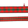 Cotta Cotta 79944 Check Ribbon, A401, 0.6 inches x 16.4 ft (16 mm x 5 m), Red & view 1