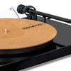 Corkery Recessed Turntable Mat - 1-8" Cork Turntable Mat & Anti Static Slipmat for Damped Resonance - for Cleaner Audio Output, Vinyl Cork Mat & Slipmat Record Player view 1