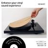 Corkery Recessed Turntable Mat - 1-8" Cork Turntable Mat & Anti Static Slipmat for Damped Resonance - for Cleaner Audio Output, Vinyl Cork Mat & Slipmat Record Player view 3