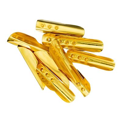 23 mm Gold T-Bar Cord Anchors (10 Pack)