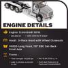 Diecast Masters 1:50 International HX620 SBFA Day Cab Tridem - Light Gray 71011 view 2