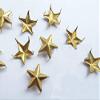 50 Pcs DIY Metal Star Studs Claw Nailhead Punk Rivets (20MM, Gold) view 2