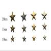50 Pcs DIY Metal Star Studs Claw Nailhead Punk Rivets (20MM, Gold) view 3