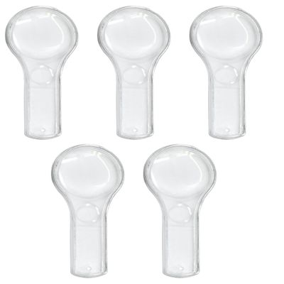 EISCO Bi-Focal Magnifiers (5 Pack) - 5X & 3X Magnification Lenses - 4.25" - Perfect for Students and Classroom Use