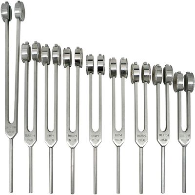 Chakra Tuning Forks Set of 9 Weighted