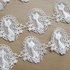 2 Yards of 4.5cm Width Cat in The Mirror Sewing Embellishment Lace Applique (White) view 1