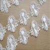 2 Yards of 4.5cm Width Cat in The Mirror Sewing Embellishment Lace Applique (White) view 3