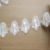 2 Yards of 4.5cm Width Cat in The Mirror Sewing Embellishment Lace Applique (White) view 4