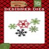 Echo Park Paper Company Christmas Day Snow Set Paper die, Red/Green/Tan/Burlap/Black view 1