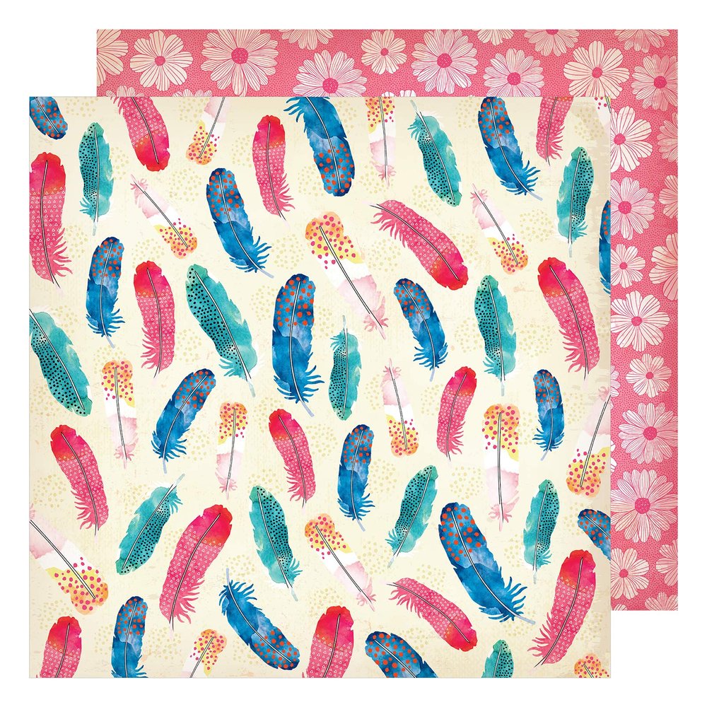 Vicki Boutin Wander Always Paper, 12-x-12-Inch, Multicolor
