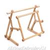 Embroidery Adjustable Lap Table Stand Hands Free Needlepoint Wooden Cross Stitch Scroll Frame Tapestry Holder Bed Table Stand Craft Tool (11.8" x 15.7") view 3