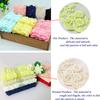 2 Yards DIY Lace Trim Floral Fabric Table Cloth Crafts Scallop Trim Bridal/Wedding Dress Flower Embroidered Applique Clothing Curtains 11cm Wide (Beige) view 4