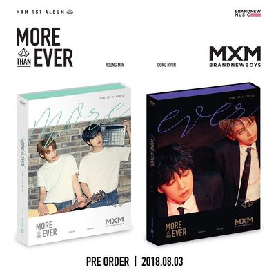 Brandnew Music MXM BRANDNEWBOYS - MORE THAN EVER [Random ver.] (Vol.1) CD+Photobook+Sticker+Photocard+Folded Poster