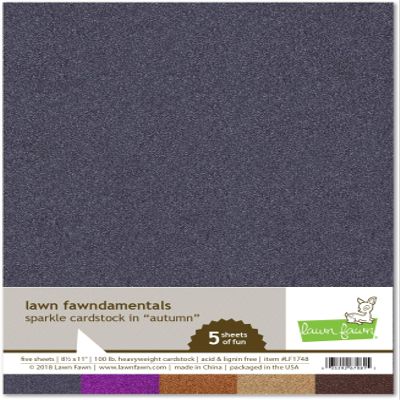sparkle cardstock - autumn