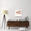 Global Gallery Black Line Poppies I Watercolor -PaperArt-26 x26 view 2