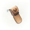 5 Pieces - Genuine Leather Handles for DIY - Deer Logo [A6] - Pull Screw knobs for Drawers, Binders, Cupboard and Handmade Items, Shabby Chic Vintage Leather Handle view 1
