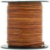 Brown Distressed Light Round Leather Cord 1mm 25 Meters (27 Yards) view 1