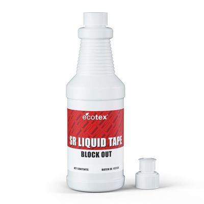 Ecotex Screen Printing SR Liquid Tape Block Out (Quart - 32oz.) - Solvent Resistant Block Out Tape for Screen Printing Screens and Photo Emulsion, Tape for Silk Screens - Screen Printing Supplies