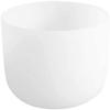A Note Third Eye Chakra Frosted Quartz Crystal Singing Bowl 8 inch mallet and o-ring included view 1