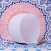 A Note Third Eye Chakra Frosted Quartz Crystal Singing Bowl 8 inch mallet and o-ring included view 3