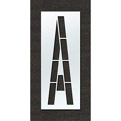 RAE STL-108-F108A Airport Pavement Stencil,A,108 in