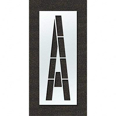 RAE STL-108-F108A Airport Pavement Stencil,A,108 in