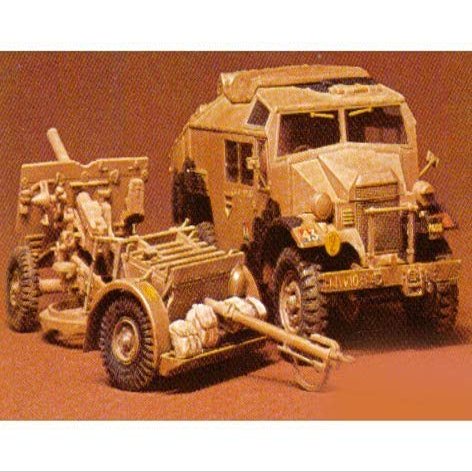 Tamiya 1/35 British 25lb Gun & Quad TAM35044 Plastic Models Armor/Military 1/35