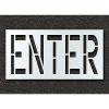 RAE STL-116-72404 Pavement Stencil,Enter,24 in view 1