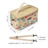 Toprema New Marker Pen Case Holder for 120 Markers Organizer Multifunctional Zipper Storage Carrying Bag with Pattern Khaki view 2