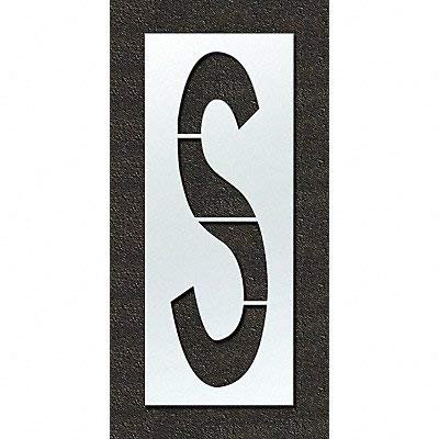 RAE STL-108-F120S Airport Pavement Stencil,S,120 in
