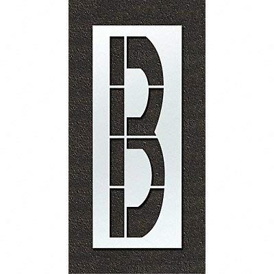 RAE STL-108-F144B Airport Pavement Stencil,B,144 in